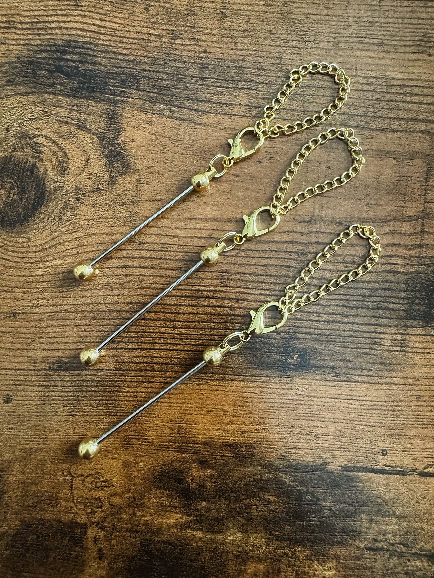 Gold Beadable Charm