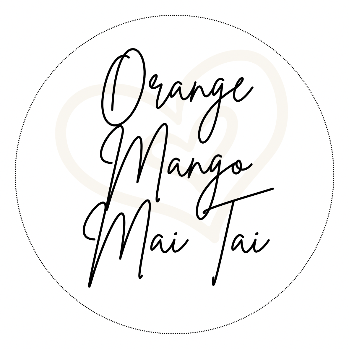 Orange Mango Mai Tai