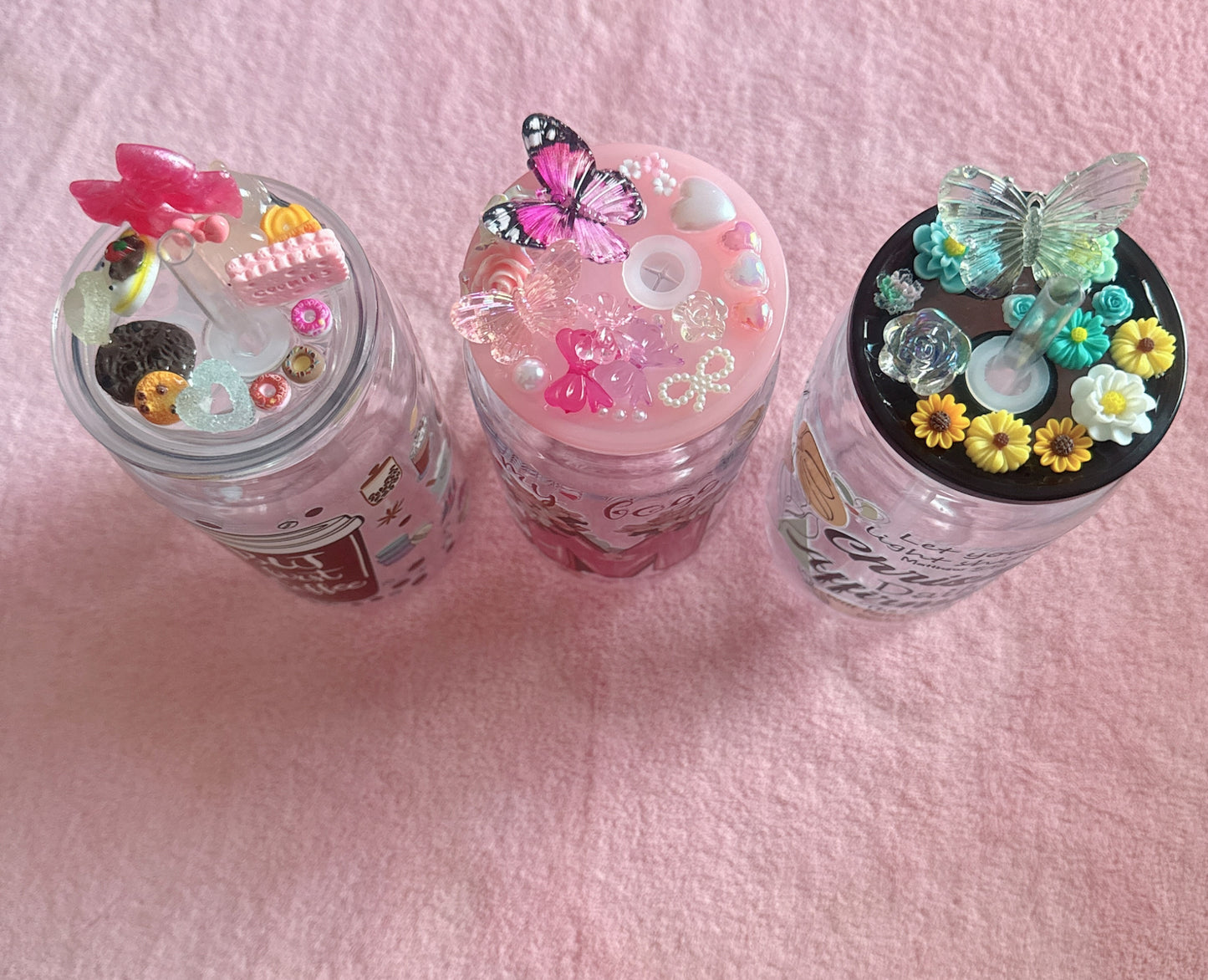 16oz Clear Can Tumbler (Plastic)