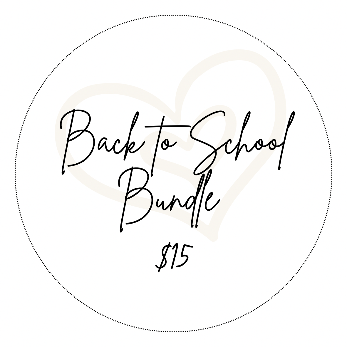 Back to School Bundle