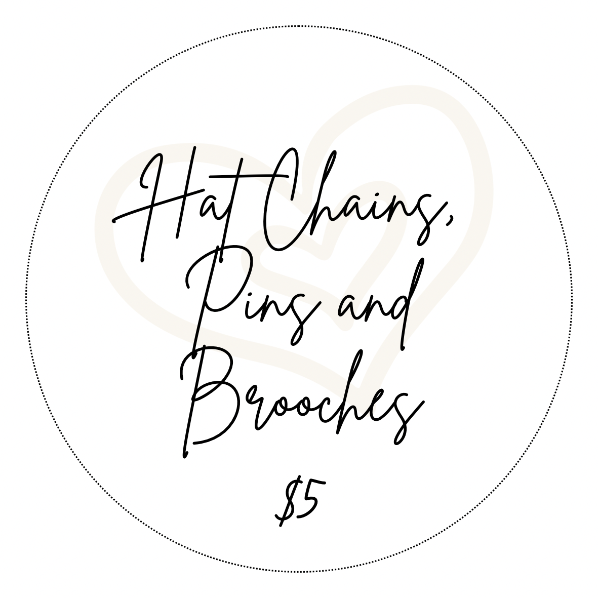 Hat Chains, Pins & Brooches