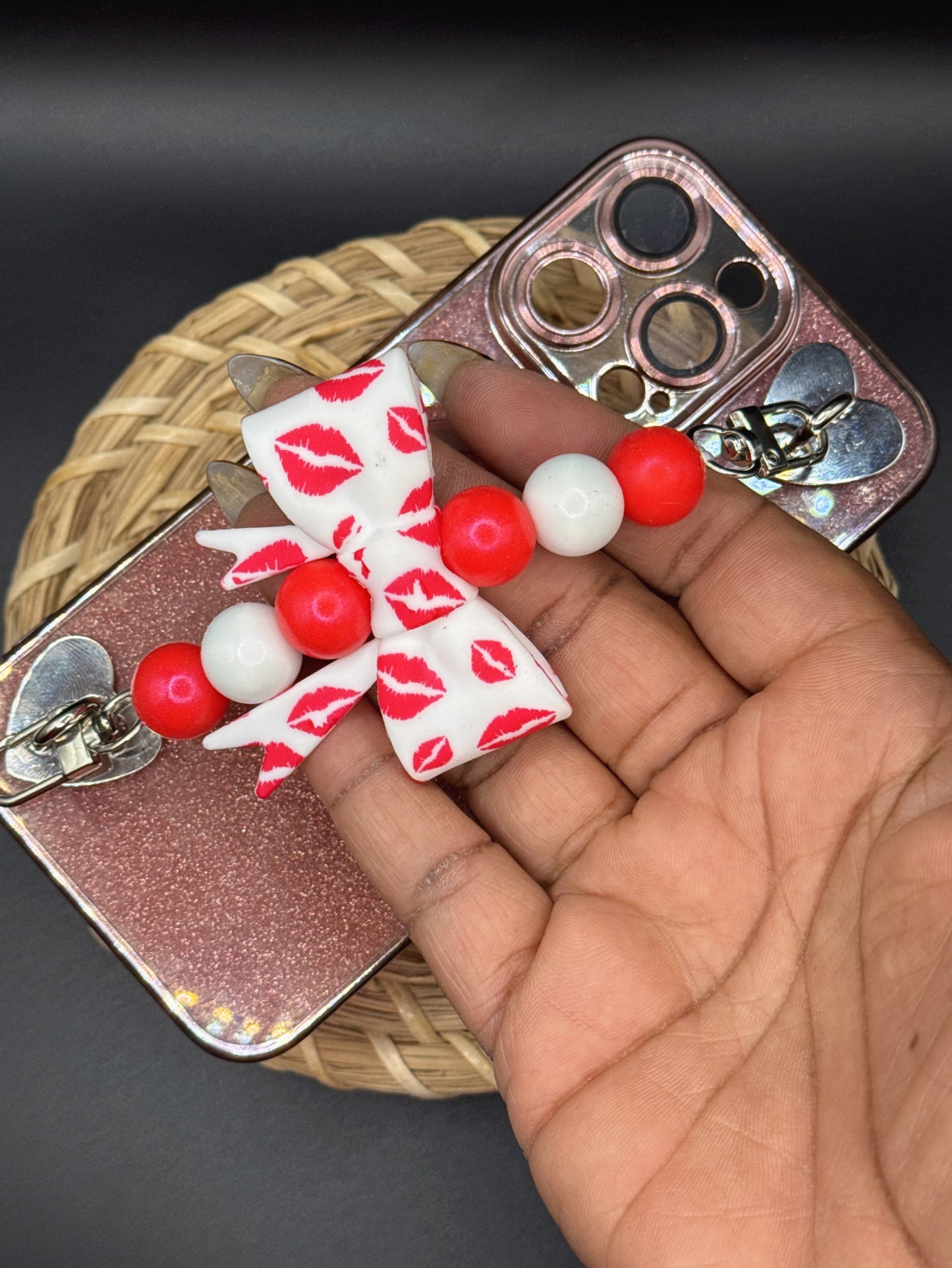 Cellphone Charm w/Ring Hooks