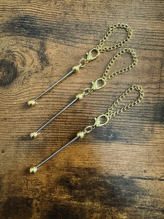 Gold Beadable Charm