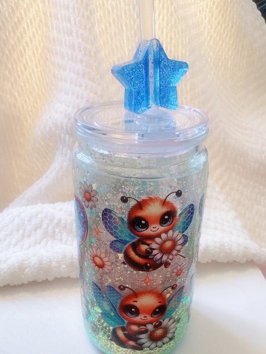 Blue Shimmering Star