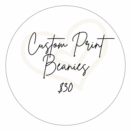 Custom Print Beanies